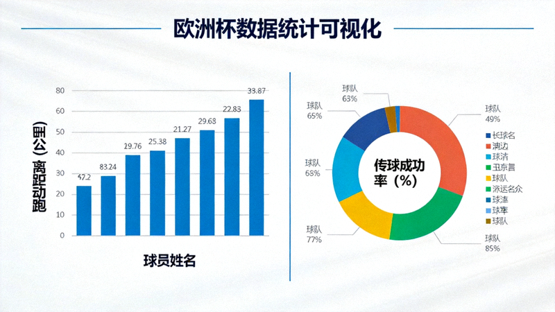 欧洲杯数据统计可视化 - 球员跑动距离、传球成功率等数据图表