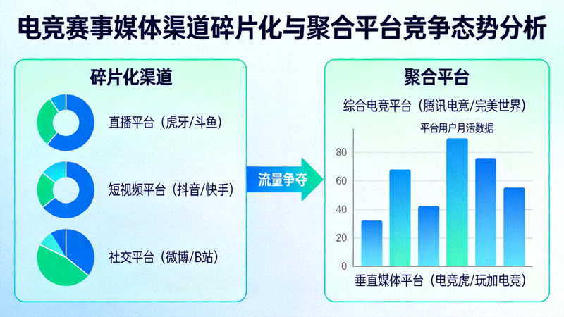 电竞赛事媒体渠道碎片化与聚合平台竞争态势分析