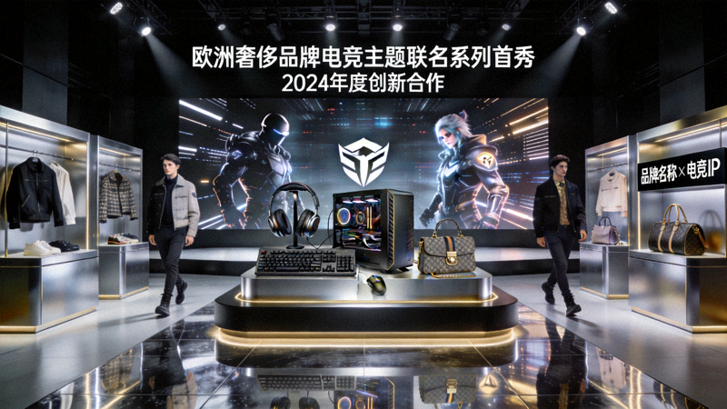 欧洲奢侈品牌发布首个电竞主题联名产品系列展示会