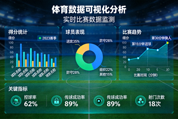 体育数据可视化分析仪表盘