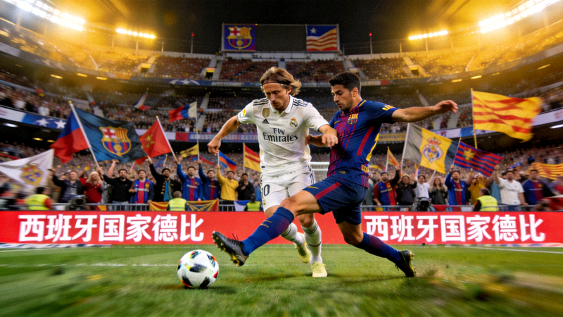 西班牙国家德比皇家马德里对阵巴塞罗那比赛精彩瞬间